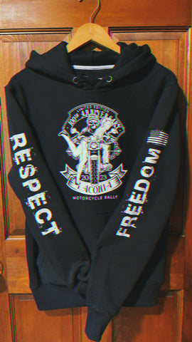 Hoodie - Heavyweight Pullover-100 year Laconia Bikeweek Hoodie
